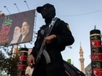 Iranian security forces standing guard in Tehran last week as Iran prepared funeral ceremonies for the late Supreme Leader Ali Khamenei.