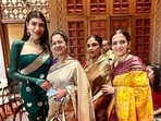 Khushbu Sundar, Avantika and Radhikaa Sarathkumar in a new photo.