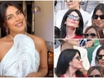 Priyanka Chopra attends the Wimbledon match between Karolina Muchova and Linda Noskova. 