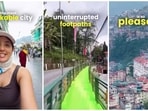 Tanya Khanijow shared Gangtok in Sikkim is the most walkable city in India.