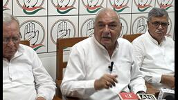 Hooda demands action on SYL ahead of PM’s Haryana visit Hooda demands action on SYL ahead of PM’s Haryana visit