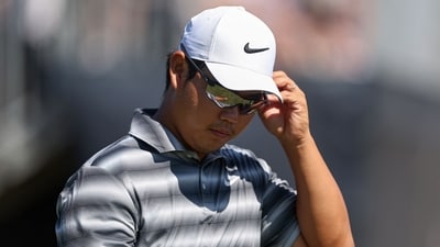 Tom Kim quietly married Lee Seo-yeon last year (Getty Images via AFP) Tom Kim quietly married Lee Seo-yeon last year (Getty Images via AFP)