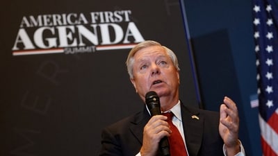 Lindsey Graham frequently made headlines for his controversial remarks on a range of issues. (REUTERS)