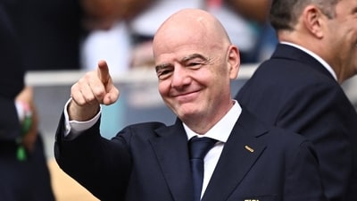 Gianni Infantino indicated at a possible expansion of the World Cup. (REUTERS)