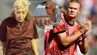 BTS' Jimin's recreates Erling Haaland's signature walk BTS' Jimin's recreates Erling Haaland's signature walk