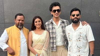 Actors Ravi Sah, Sanchita Basu, Dhaval Thakur and Kapil Kanpuria Actors Ravi Sah, Sanchita Basu, Dhaval Thakur and Kapil Kanpuria