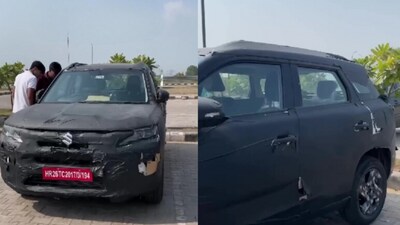 టెస్టింగ్ టైమ్లో కెమెరాకు చిక్కిన మారుతీ సుజుకీ బ్రెజ్జా.. టెస్టింగ్ టైమ్లో కెమెరాకు చిక్కిన మారుతీ సుజుకీ బ్రెజ్జా..