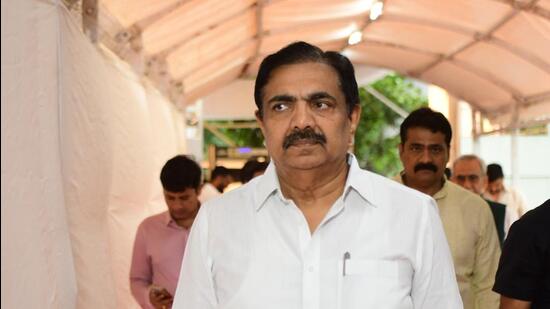 Mumbai, India – 08 July 2026: Member of Legislative Assembly of Maharashtra Jayant Patil arrived at Vidhan Bhavan during the Maharashtra Monsoon Assembly Session, in Mumbai, India, on Wednesday, 08 July 2026. (Photo by Bhushan Koyande/HT Photo)