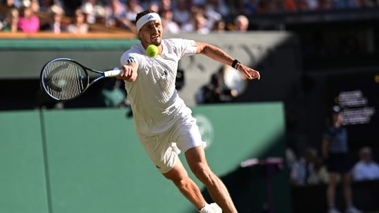 It was a tight contest as the German won in the tie-breaker, clinching it 7(9)-6(7).(AFP)