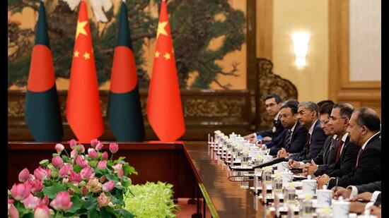The newly elected government in Dhaka has continued with a tilt towards China, increasing worries in New Delhi. (Reuters via AP)