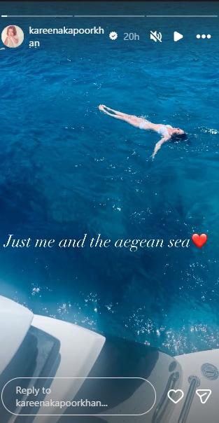 Kareena Kapoor shares vacation photos. Kareena Kapoor shares vacation photos.