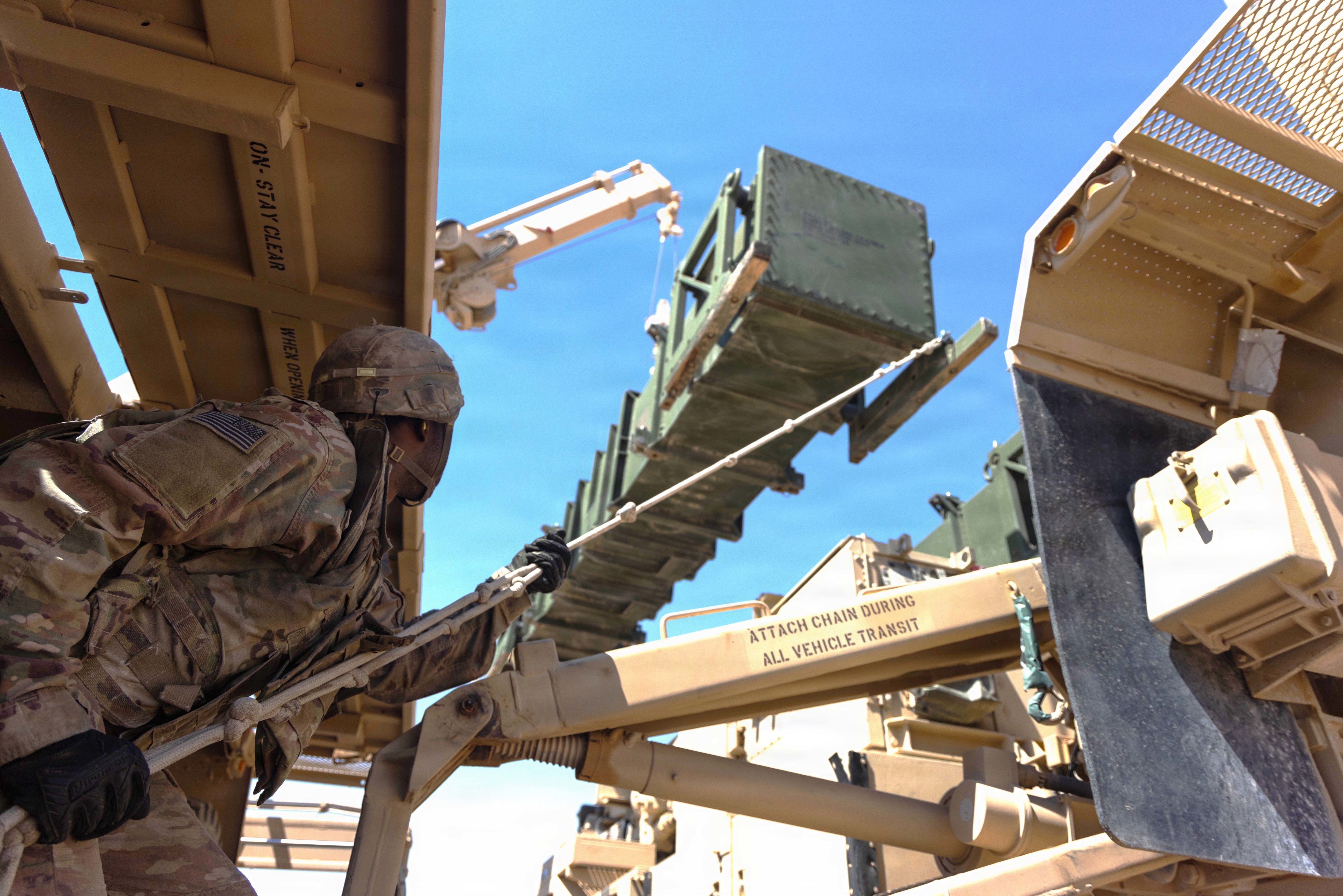 Patriot missile air defence system deployed during a military exercise.
(Image credit : United States Department of War) (United States Department of War) Patriot missile air defence system deployed during a military exercise.
(Image credit : United States Department of War) (United States Department of War)