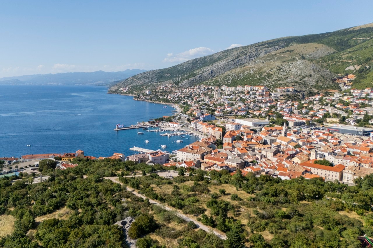 The town of Senj on Croatia’s upper Adriatic coast. The town of Senj on Croatia’s upper Adriatic coast.