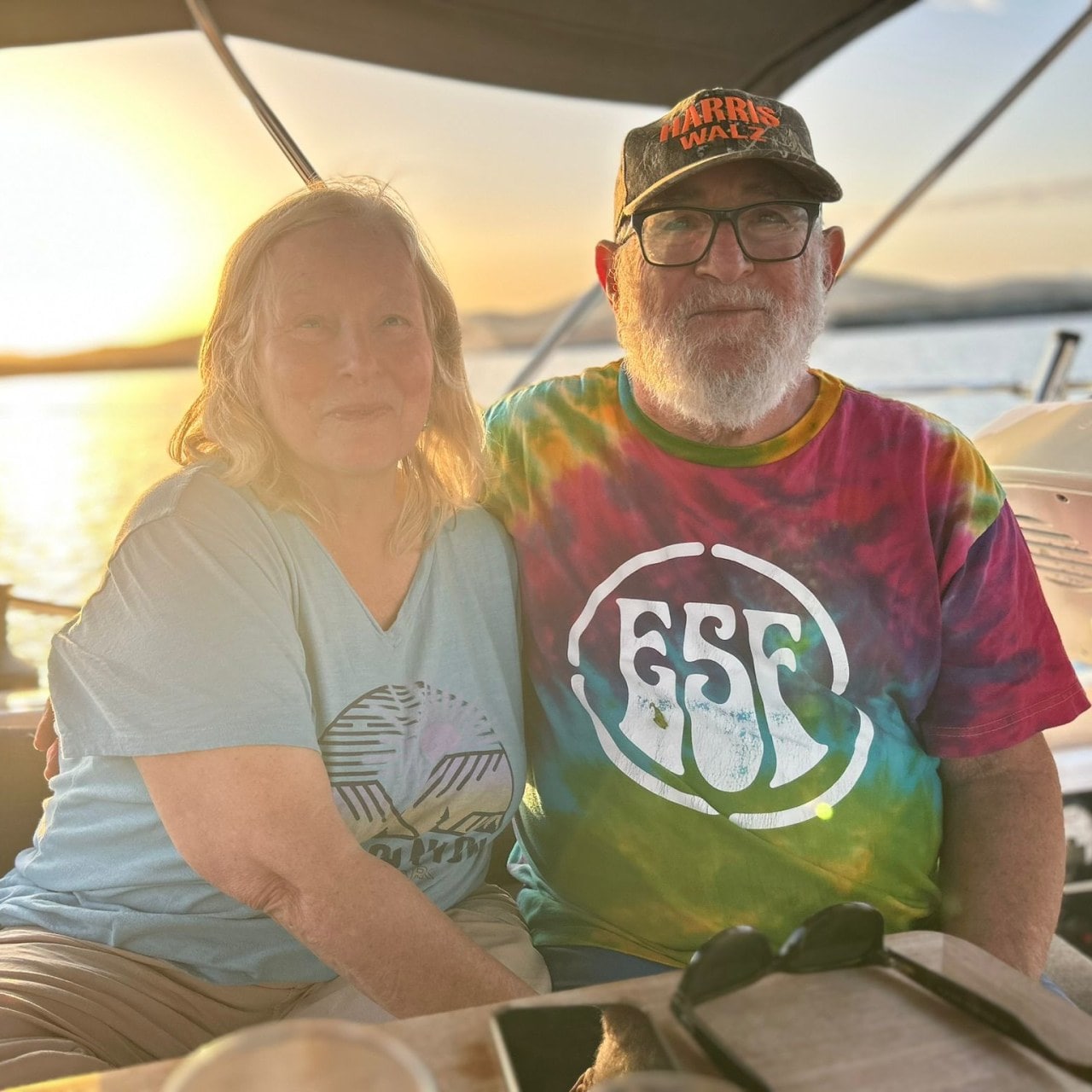 Charles Franklin and Janette Edwards in Greece. Charles Franklin and Janette Edwards in Greece.