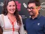 Aamir Khan reunites with Rachel Shelley.