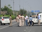 A manhunt is underway, and police are scanning CCTV footage to trace the absconding constable.