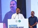 Tourism Minister Sudivya Kumar addresses a session on tourism investment and inclusive development during the National Stakeholders Consultation 2026 in New Delhi.