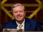 Senator Lindsey Graham was in Ukraine before his demise on July 11. (AP Photo)