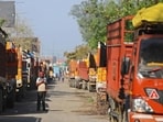 The truckers said the government failed to put in place the infrastructure required for the implementation of the regulations. (Bloomberg/Representative)