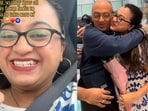 The emotional reunion captured the comfort of having family.