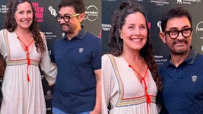 Aamir Khan reunites with Rachel Shelley. Aamir Khan reunites with Rachel Shelley.