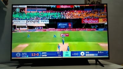 Blaupunkt 43-inch QLED TV is priced at Rs. 17,999 on Flipkart. (Ijaj Khan - HT)