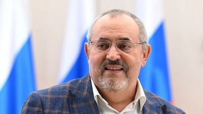 Boris Nadezhdin, 63, shot to fame in Russia in 2024, when he unexpectedly gathered support to stand against Putin in that year's presidential elections. He was barred from doing so after a short campaign. (AFP File)