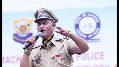 Himachal Police suspended orchestra in-charge inspector Vijay Kumar 'for earning ₹6,000' via social media; departmental probe initiated after unsatisfactory reply