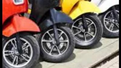 Justifying the decision to distribute petrol driven two-wheelers, Uttar Pradesh higher education minister Yogendra Upadhyay has said battery-driven scooters are far more expensive and hence the popular opinion was to go for petrol. (REPRESENTATIVE IMAGE)