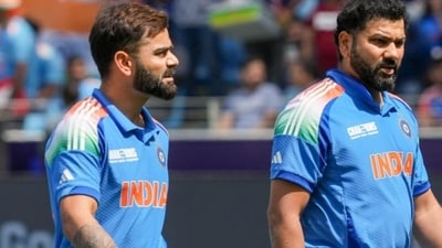 Virat Kohli and Rohit Sharma, both need a great show in England. (PTI Images) Virat Kohli and Rohit Sharma, both need a great show in England. (PTI Images)