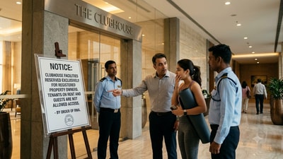 MahaRERA has said that it lacks the jurisdiction to direct a real estate developer to restrict tenants or guests from accessing common amenities such as a clubhouse. (Picture for representational purposes only) (Gemini Generated Photo )