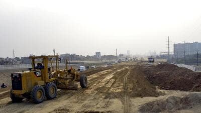 Officials said the portal will map construction sites and use AI to assess five key dust-control parameters. (HT PHOTO) Officials said the portal will map construction sites and use AI to assess five key dust-control parameters. (HT PHOTO)