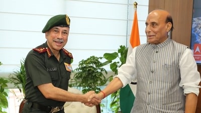The new CDS is expected to make a detailed presentation of the same proposal before all stakeholders and the Minister. (X/@DefenceMinIndia)