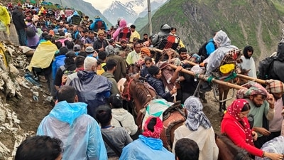It is a journey of togetherness, where pilgrims freely share their possessions, wisdom, prayers, love, and joy with one another. (PTI) It is a journey of togetherness, where pilgrims freely share their possessions, wisdom, prayers, love, and joy with one another. (PTI)
