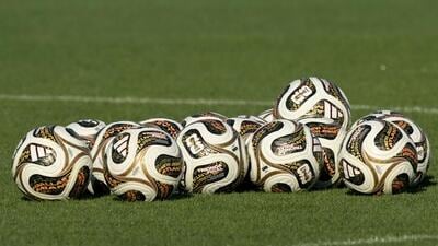 The Trionda Final is the official match ball unveiled by Adidas for the semi-finals and final at the FIFA World Cup. (AFP) The Trionda Final is the official match ball unveiled by Adidas for the semi-finals and final at the FIFA World Cup. (AFP)