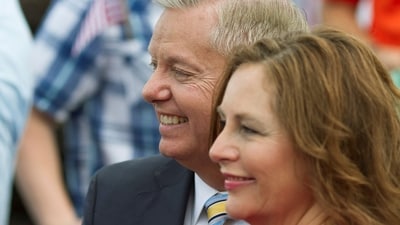 Darline Graham Nordone, Sen. Lindsey Graham's sister, is being considered to fill his Senate seat following his sudden death. (REUTERS)