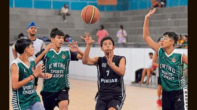 Under-17 boys’, IPS defeated Doraha Public School by 13 points, Gymkhana Club routed Ewing Club by 36 points (Manish/HT) Under-17 boys’, IPS defeated Doraha Public School by 13 points, Gymkhana Club routed Ewing Club by 36 points (Manish/HT)
