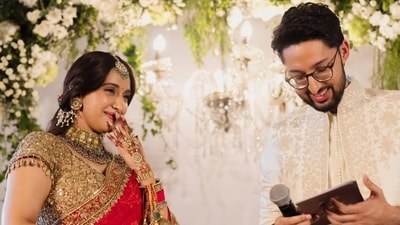 Akanksha Ranjan Kapoor and Sharan Sharma's wedding photos. Akanksha Ranjan Kapoor and Sharan Sharma's wedding photos.