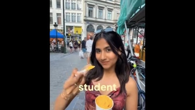 The student claimed she manages her grocery bill on just 100 euros (around ₹10,900) a month. (Instagram/@reine.living) The student claimed she manages her grocery bill on just 100 euros (around ₹10,900) a month. (Instagram/@reine.living)