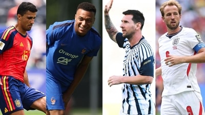 The captain of the four semifinal teams in the FIFA World Cup 2026. (AFP) The captain of the four semifinal teams in the FIFA World Cup 2026. (AFP)