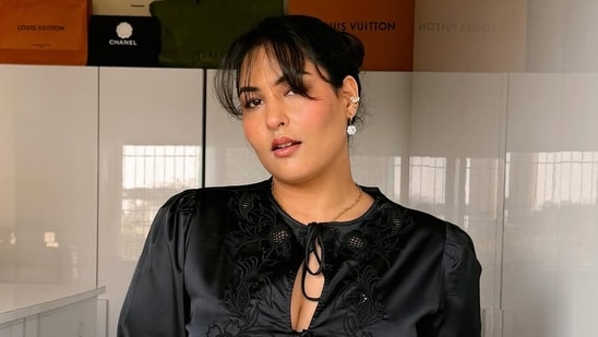 Sakshi Sindwani's evolution in fashion showcases her quest for authenticity, moving beyond labels like 'body-positive'. (Instagram/ Sakshi Sindwani)