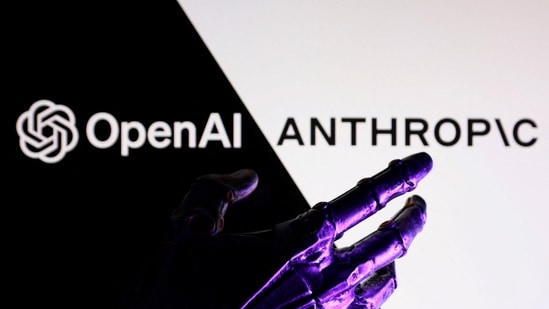 Anthropic and OpenAI warn China's AI distillation and alleged AI theft threaten US national security. (REUTERS/Dado Ruvic/Illustration/File Photo)