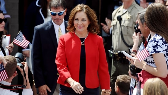 Darline Graham Nordone has been appointed to her late brother Lindsey Graham's Senate seat.(AP Photo/Rainier Ehrhardt)