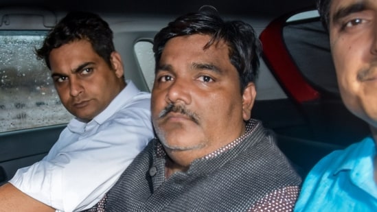 Delhi court convicted former Aam Aadmi Party councillor Tahir Hussain and four others for the killing of Intelligence Bureau officer Ankit Sharma during the 2020 northeast Delhi riots, on Monday, July 13, 2026. 