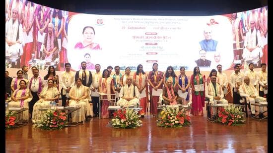 The 22nd convocation of King George’s Medical University (KGMU) in Lucknow (Sourced)