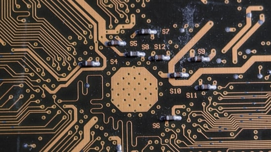 Chip stocks declined as AI spending concerns, SK Hynix's sharp fall and profit booking hit Nvidia, AMD, Micron and other semiconductor shares. (Pexel/Representative image)