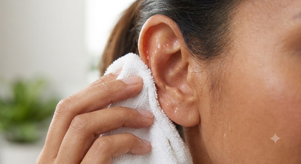 Know what is the correct way to clean your ear. (Picture credit: AI generated)