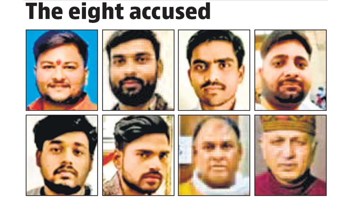 Eight men have been arrested so far in the donation theft case.