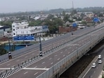 A view of the Lucknow-Kanpur Expressway. (Deepak Gupta/HT Photo)
