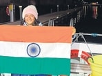 Geeta’s love for swimming started almost as soon as she learned to walk. Encouraged by her father, Mahesh Malusare, a farmer, she entered the water at the age of two and began formal training a year later. (HT PHOTO)